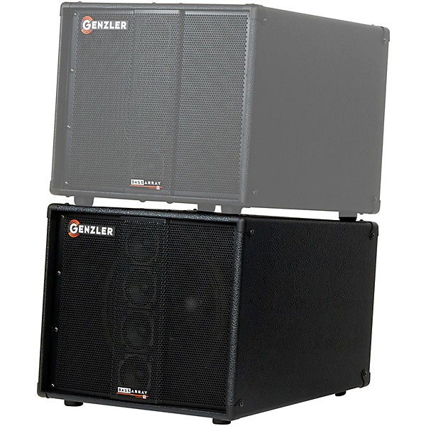 Genzler Amplification SERIES 2 BA2-112-3SLT BASS ARRAY Slant 1X12 Line Array Bass Speaker Cabinet Black