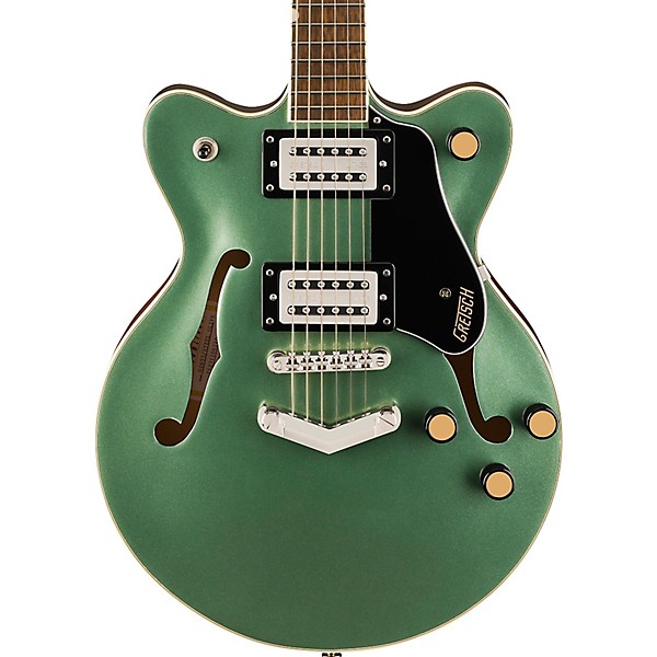 Gretsch Guitars G2655 Streamliner Center Block Jr. Double Cutaway With V-Stoptail Electric Guitar Steel Olive