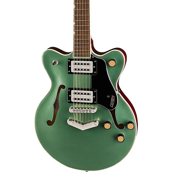 Gretsch Guitars G2655 Streamliner Center Block Jr. Double Cutaway With V-Stoptail Electric Guitar Steel Olive