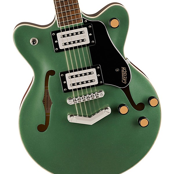 Gretsch Guitars G2655 Streamliner Center Block Jr. Double Cutaway With V-Stoptail Electric Guitar Steel Olive