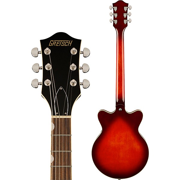 Gretsch Guitars G2655 Streamliner Center Block Jr. Double Cutaway With V-Stoptail Electric Guitar Claret Burst