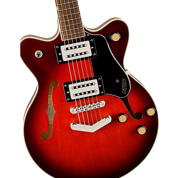 Gretsch Guitars G2655 Streamliner Center Block Jr. Double Cutaway With V-Stoptail Electric Guitar Claret Burst