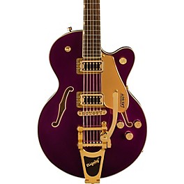 Gretsch Guitars G565... Gretsch Guitars G5655TG Electromatic Center Block Jr. Single-Cut With Bigsby Electric Guitar Amethyst