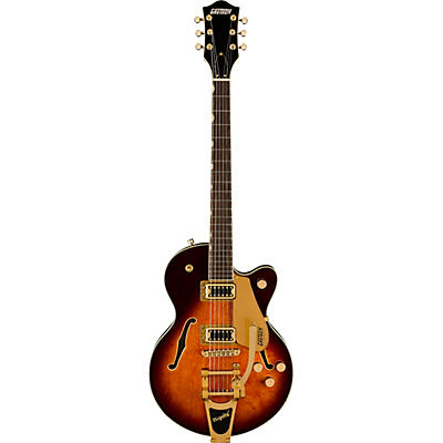 Gretsch Guitars G5655tg Electromatic Center Block Jr. Single-Cut With Bigsby Electric Guitar Single Barrel Burst for sale