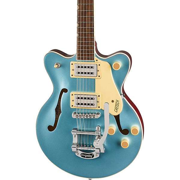 Gretsch Guitars G2655T Streamliner Center Block Jr. Double-Cut With Bigsby Electric Guitar Arctic Blue