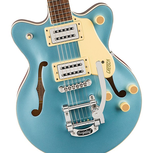 Gretsch Guitars G2655T Streamliner Center Block Jr. Double-Cut With Bigsby Electric Guitar Arctic Blue