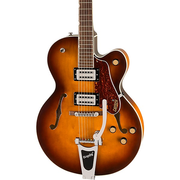 Gretsch Guitars G2420T Streamliner Hollow Body With Bigsby Electric Guitar Robusto Burst