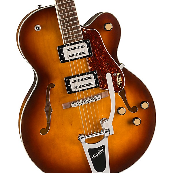 Gretsch Guitars G2420T Streamliner Hollow Body With Bigsby Electric Guitar Robusto Burst