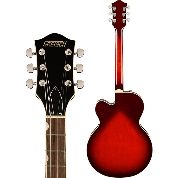 Gretsch Guitars G2420 Streamliner Hollow Body With Chromatic II Tailpiece Electric Guitar Claret Burst