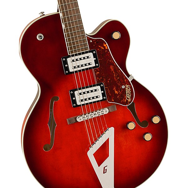 Gretsch Guitars G2420 Streamliner Hollow Body With Chromatic II Tailpiece Electric Guitar Claret Burst