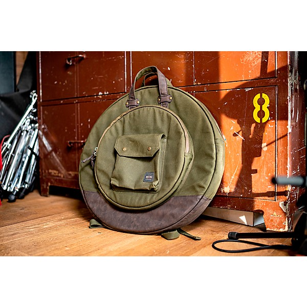 MEINL Waxed Canvas Cymbal Bag 22 in. Green