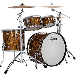 Ludwig NeuSonic 4-Piece Rapid Mod Shell Pack With 22" Bass Drum Butterscotch Pearl