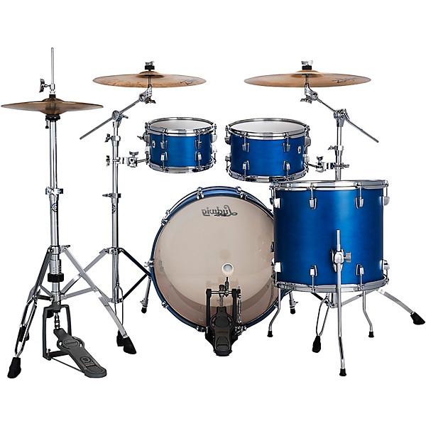 Ludwig NeuSonic 4-Piece Rapid Mod Shell Pack With 22" Bass Drum Satin Royal Blue