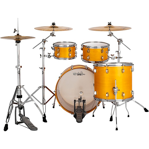 Ludwig NeuSonic 4-Piece Rapid Mod Shell Pack With 22" Bass Drum Satin Golden Slumbers