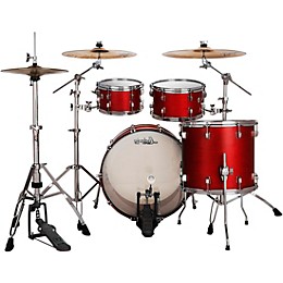 Ludwig NeuSonic 4-Piece Rapid Mod Shell Pack With 22" Bass Drum Satin Diablo Red