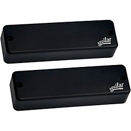 Aguilar DCB-D2 Dual Ceramic Bar 5-string Bass Pickup Set, D2 Size Black