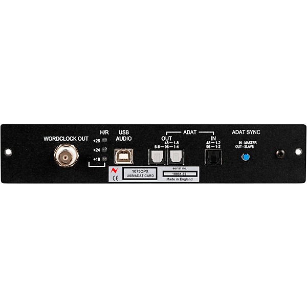 Neve 1073OPX USB/ADAT Card