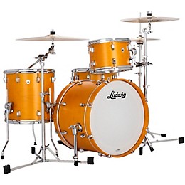 Ludwig NeuSonic 3-Piece Downbeat Shell Pack With 20" Bass Drum Satin Golden Slumbers