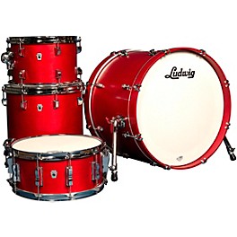 Ludwig NeuSonic 3-Piece Downbeat Shell Pac... Ludwig NeuSonic 3-Piece Downbeat Shell Pack With 20" Bass Drum Satin Diablo Red