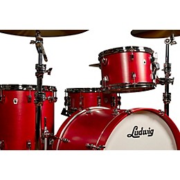 Ludwig NeuSonic 3-Piece Downbeat Shell Pack With 20" Bass Drum Satin Diablo Red
