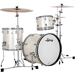 Ludwig NeuSonic 3-Piece Downbeat Shell Pack Wit... Ludwig NeuSonic 3-Piece Downbeat Shell Pack With 20" Bass Drum Silver Silk