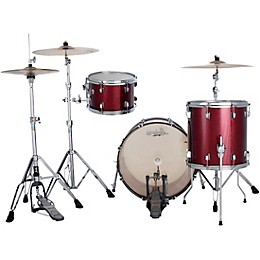 Ludwig NeuSonic 3-Piece Downbeat Shell Pack With 20" Bass Drum Merlot Super Sparkle