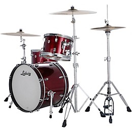 Ludwig NeuSonic 3-Piece Downbeat Shell Pack With 20" Bass Drum Merlot Super Sparkle