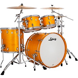 Ludwig NeuSonic 4-Piece Mod 2 Shell Pack... Ludwig NeuSonic 4-Piece Mod 2 Shell Pack With 22" Bass Drum Satin Golden Slumbers