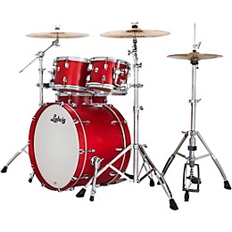 Ludwig NeuSonic 4-Piece Mod 2 Shell Pack With 22" Bass Drum Satin Diablo Red