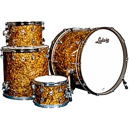 Ludwig NeuSonic 4-Piece Mod 2 Shell Pack Wi... Ludwig NeuSonic 4-Piece Mod 2 Shell Pack With 22" Bass Drum Butterscotch Pearl