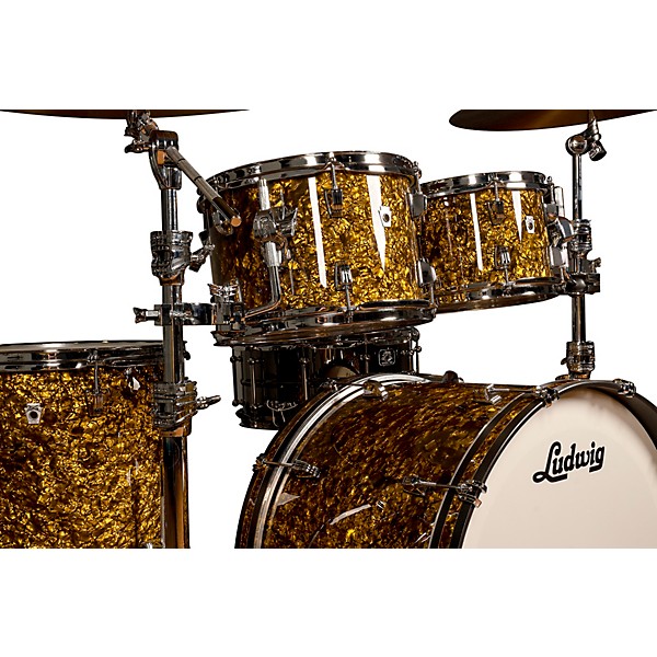 Ludwig NeuSonic 4-Piece Mod 2 Shell Pack With 22" Bass Drum Butterscotch Pearl