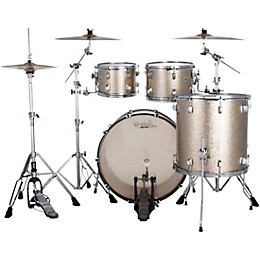 Ludwig NeuSonic 4-Piece Mod 2 Shell Pack With 22" Bass Drum Titanium Super Sparkle