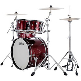 Ludwig NeuSonic 4-Piece Mod 2 Shell Pack With 22" Bass Drum Merlot Super Sparkle