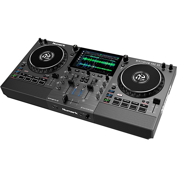 Numark Mixstream Pro Go Battery-Powered Standalone Streaming 2-Channel DJ Controller