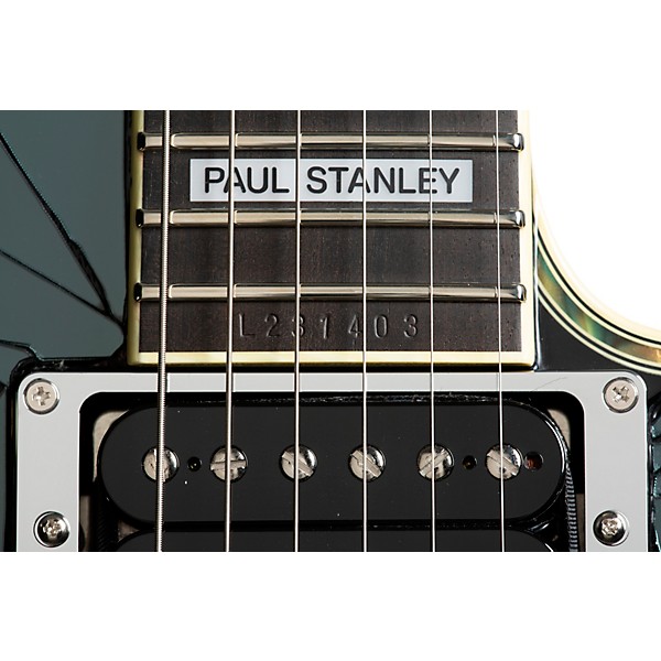Platinum Ibanez Paul Stanley Signature Electric Guitar Cracked