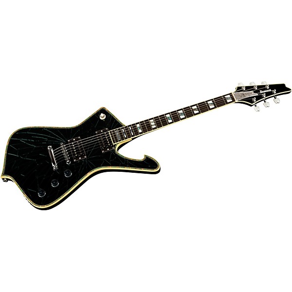 Platinum Ibanez Paul Stanley Signature Electric Guitar Cracked