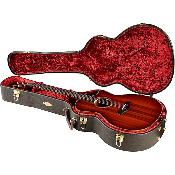 Taylor Custom Redwood-Honduran Rosewood Grand Auditorium Acoustic-Electric Guitar Light Shaded Edge Burst