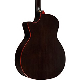 Taylor Custom Lutz Spruce-Black Limba Grand Auditorium Acoustic-Electric Guitar Charcoal Black