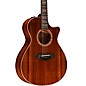 Taylor Custom Redwood-Figured Hawaiian Koa Grand Concert Acoustic-Electric Guitar Shaded Edge Burst thumbnail