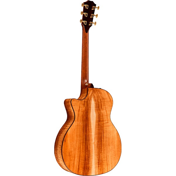 Taylor Custom All-AA Hawaiian Koa Grand Auditorium Acoustic-Electric Guitar Natural