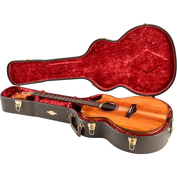 Taylor Custom All-AA Hawaiian Koa Grand Auditorium Acoustic-Electric Guitar Natural
