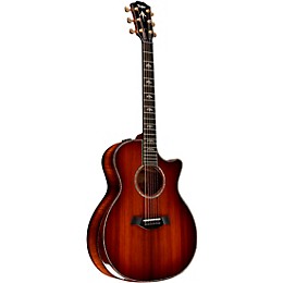 Taylor Custom Redwood-Master Grade Koa Grand Auditorium Acoustic-Electric Guitar Shaded Edge Burst