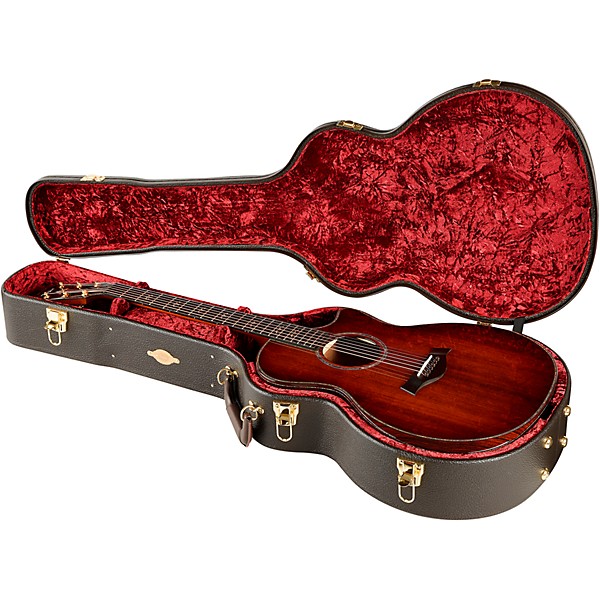 Taylor Custom Redwood-Master Grade Koa Grand Auditorium Acoustic-Electric Guitar Shaded Edge Burst