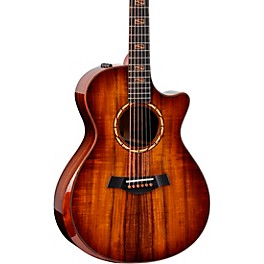 Taylor Custom All-Figured Hawaiian Koa Grand Concert Acoustic-Electric Guitar Shaded Edge Burst