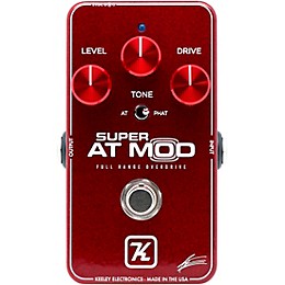 Keeley Super AT Mod Overdrive Effects Pedal Red