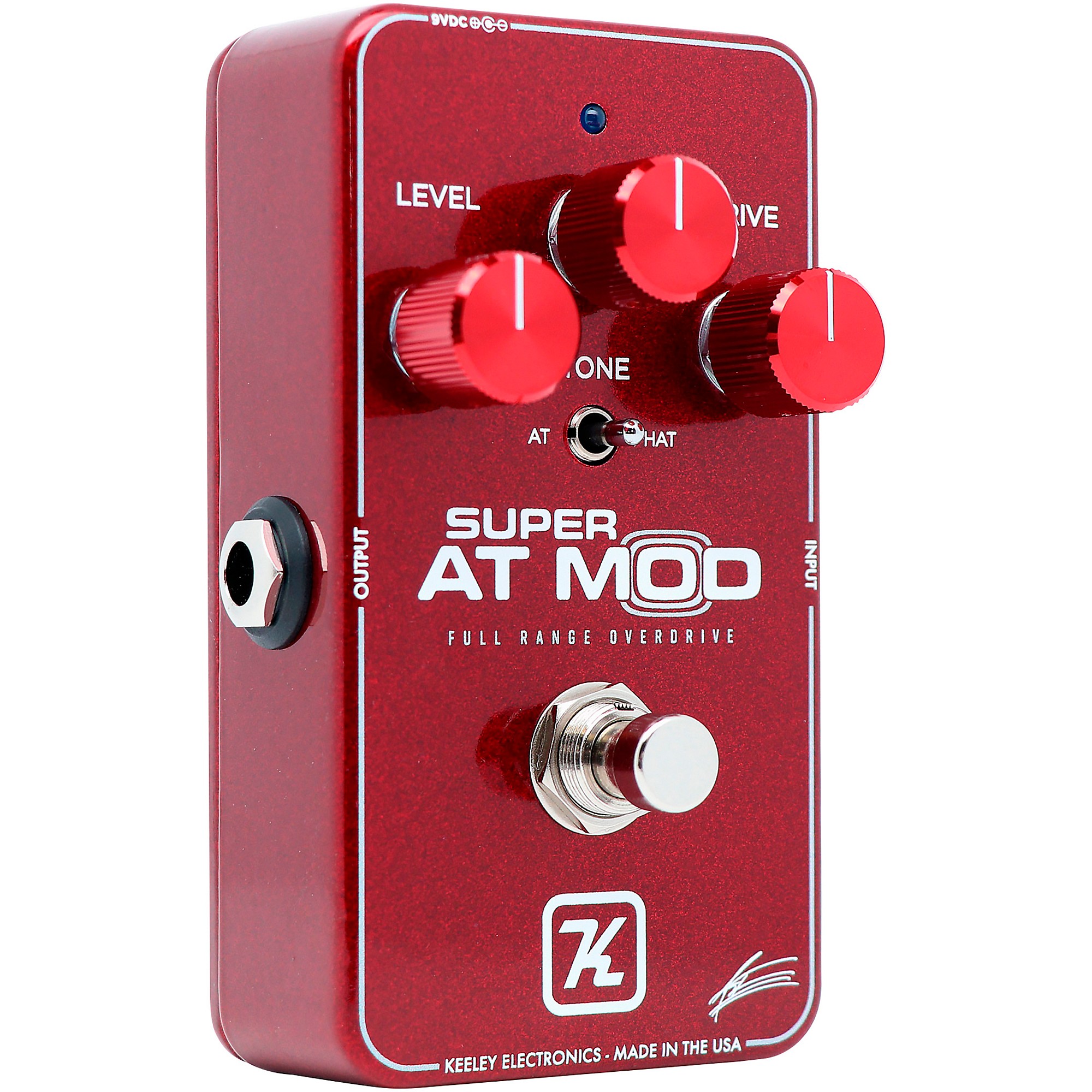 Keeley Super AT Mod Overdrive Effects Pedal Red | Guitar Center