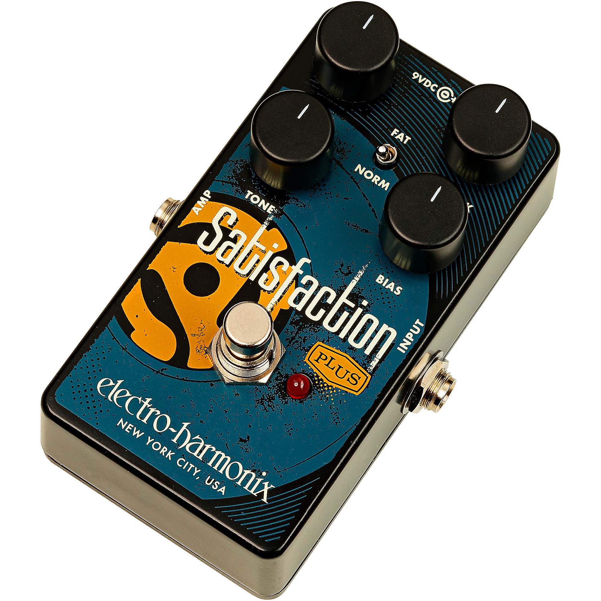 Electro-Harmonix Satisfaction Plus Fuzz Effects Pedal Black