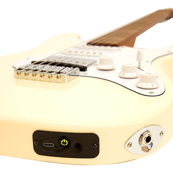 Open Box Jamstik Classic MIDI Electric Guitar Level 1 Vintage Cream