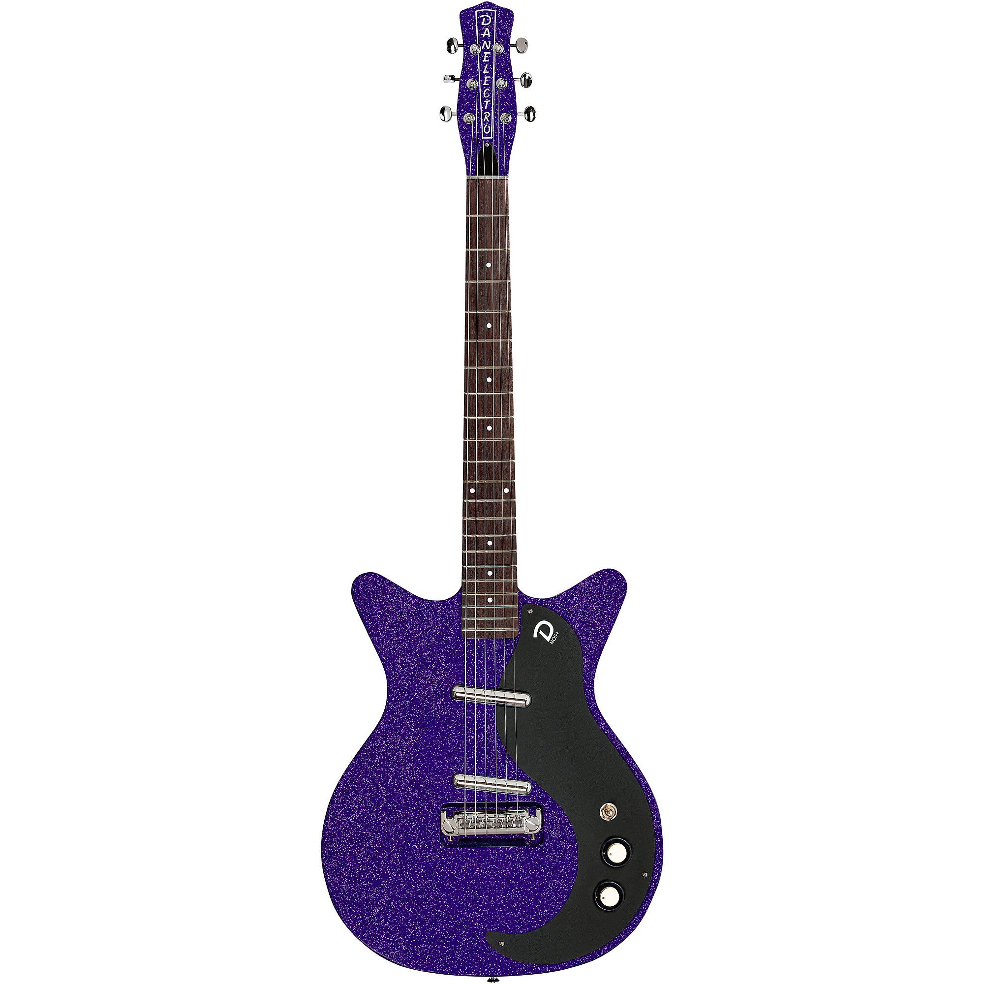 Danelectro 59DC Danelectro Blackout '59 Electric Guitar Purple Metalflake