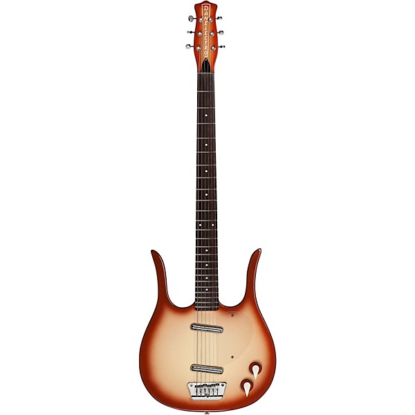 Danelectro Longhorn Baritone Electric Guitar Copper Burst
